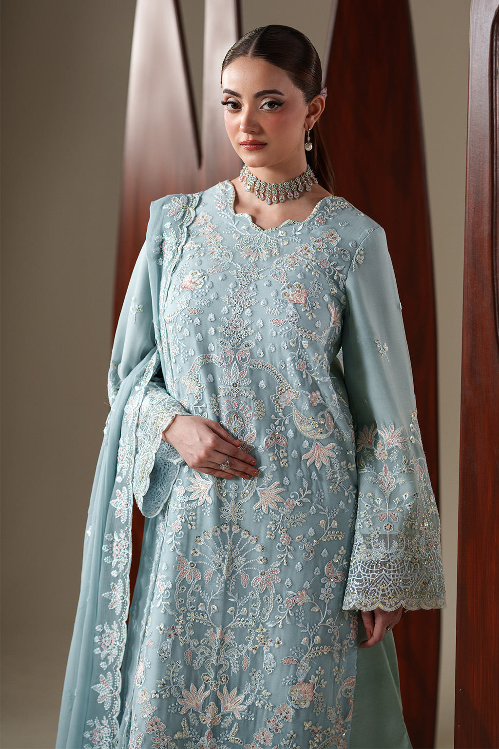 Emaan Adeel | Nouvelle Luxury Chiffon | ARIA by Emaan Adeel - Designer Dress  - Type : Ladies Clothes - Available at Libayah - 100% Original 