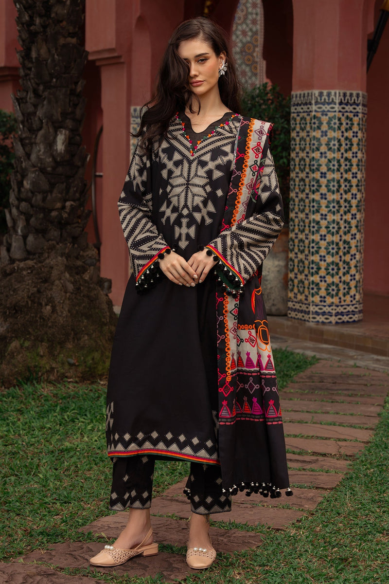 Charizma | C Prints Winter 25 |  3-PC Unstitched Printed Linen Collection CPW5-06 by Charizma - Designer Dress  - Type : Ladies Clothes - Available at Libayah - 100% Original 
