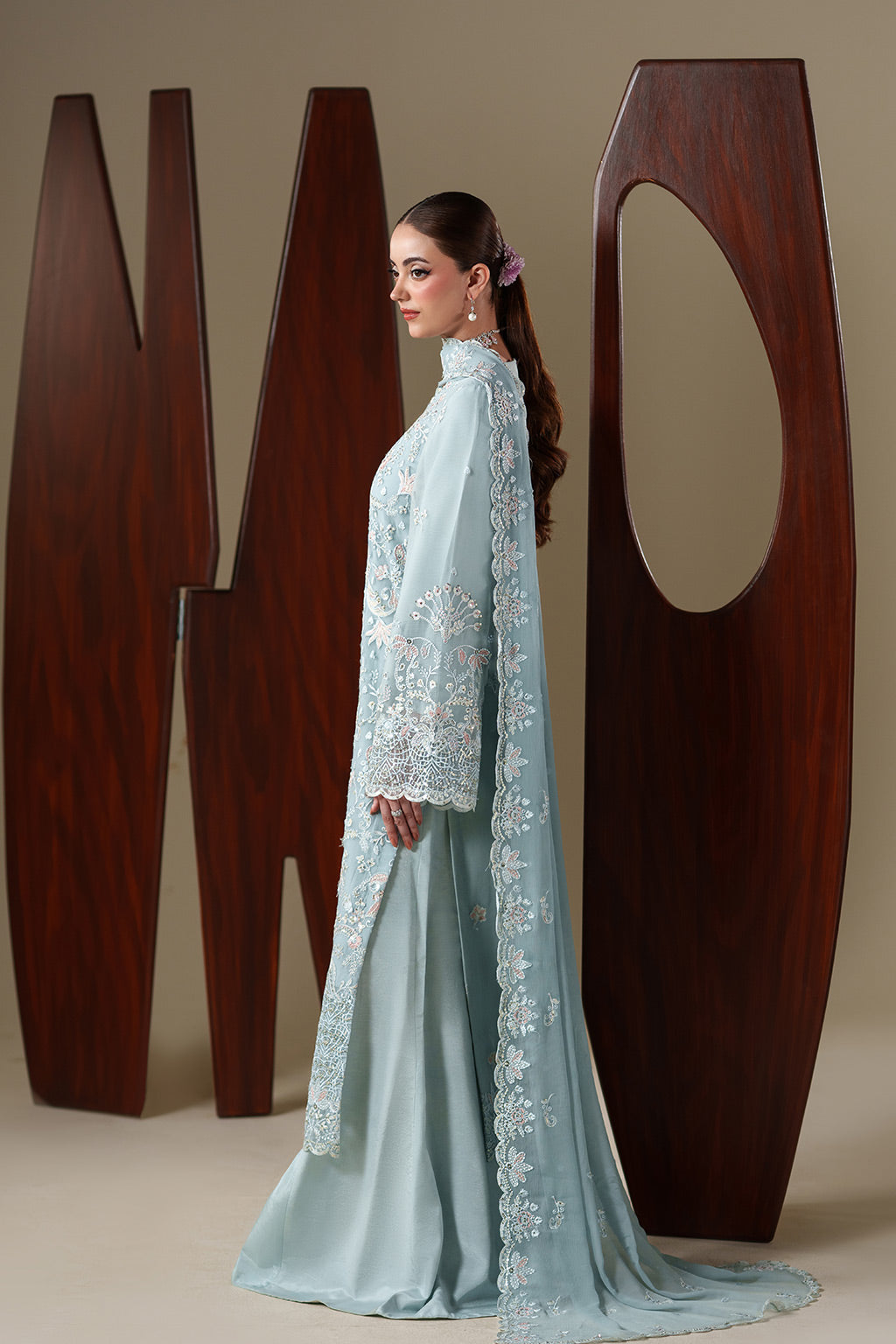 Emaan Adeel | Nouvelle Luxury Chiffon | ARIA by Emaan Adeel - Designer Dress  - Type : Ladies Clothes - Available at Libayah - 100% Original 