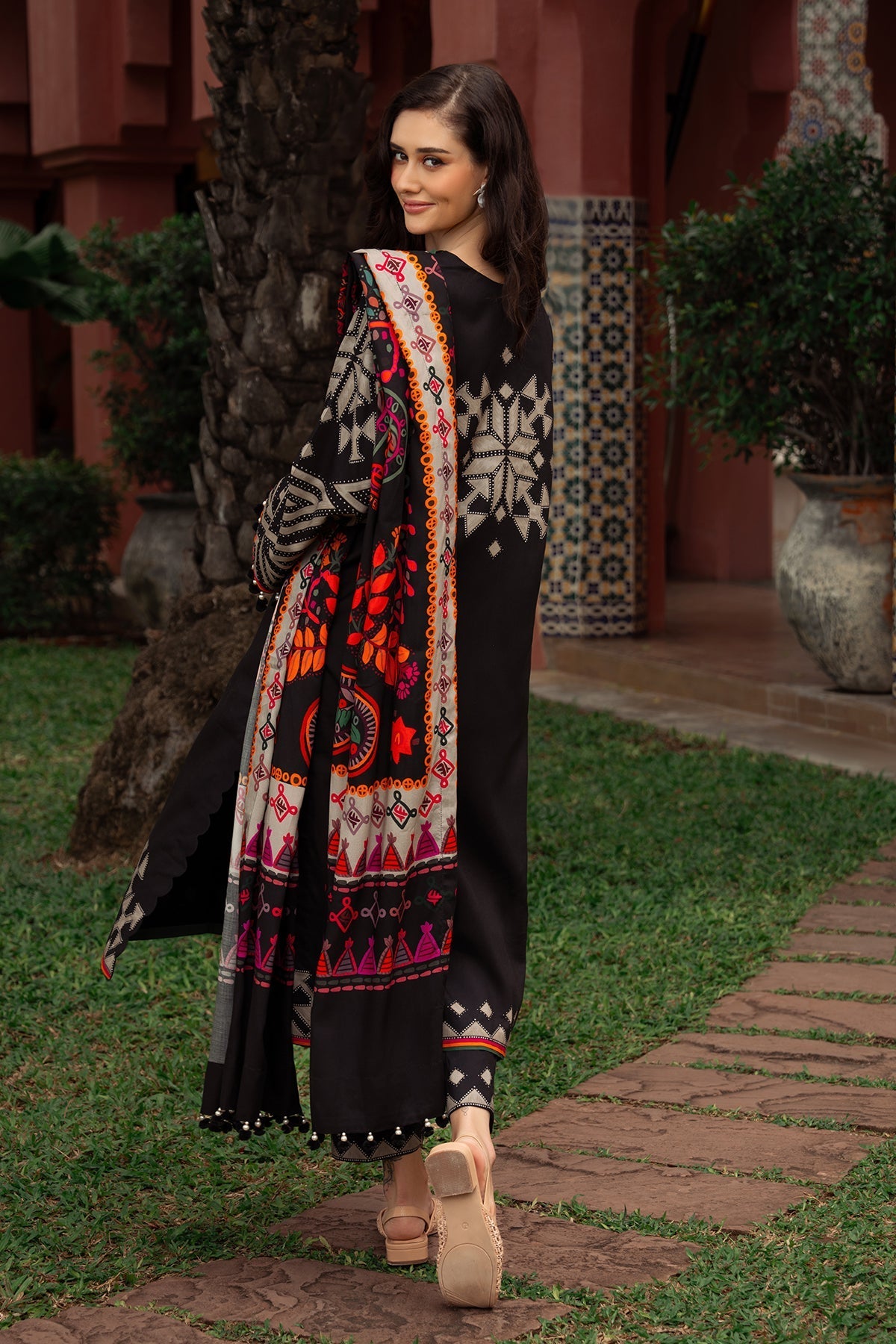 Charizma | C Prints Winter 25 |  3-PC Unstitched Printed Linen Collection CPW5-06 by Charizma - Designer Dress  - Type : Ladies Clothes - Available at Libayah - 100% Original 