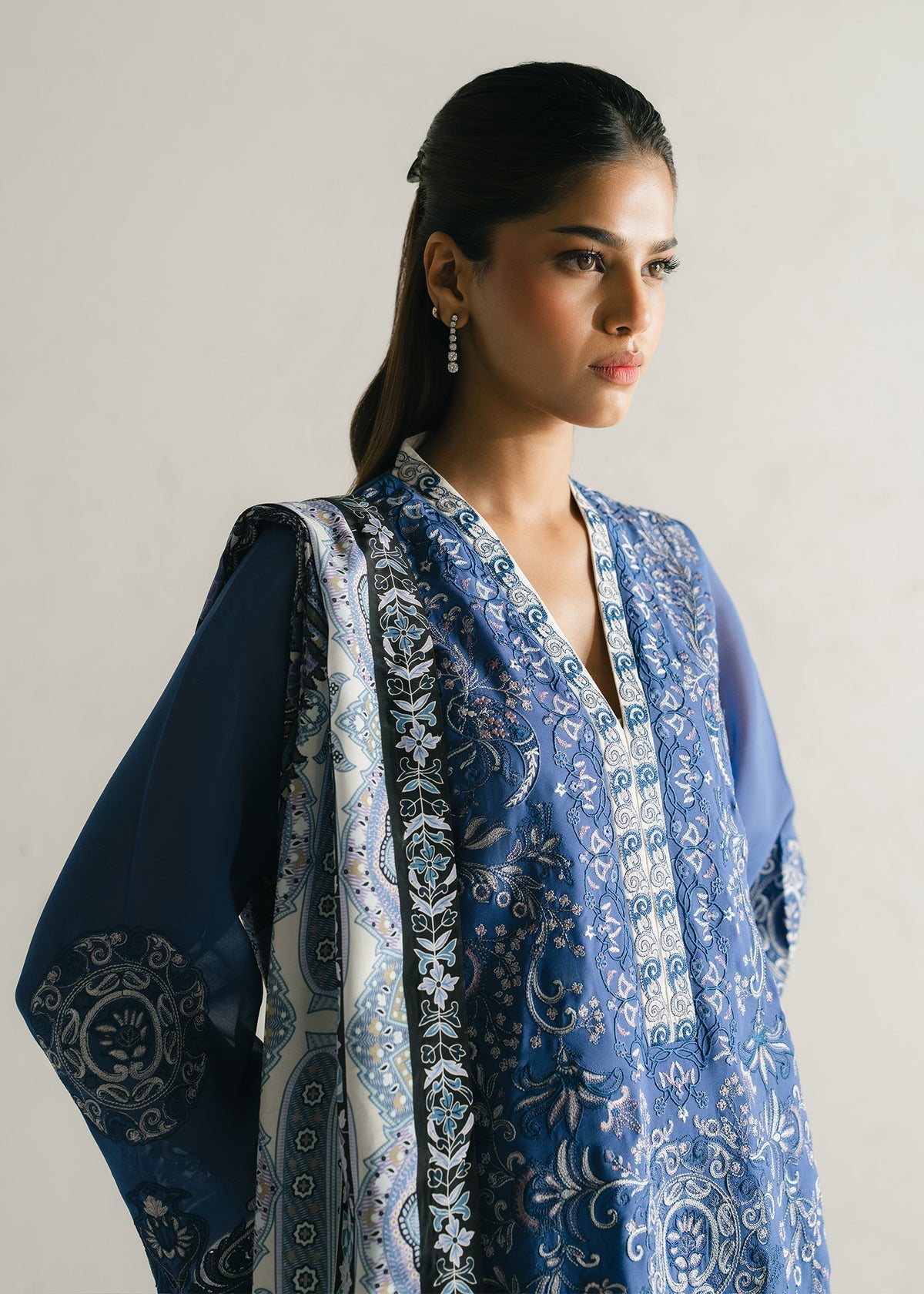 Mahgul | Alea Luxury Pret | Sapphire Mist by Mahgul - Designer Dress  - Type : Ladies Clothes - Available at Libayah - 100% Original 