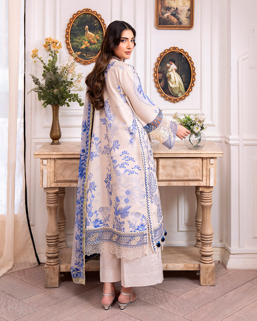 Roheenaz | Aezel Embroidered Cambric | Eleen by Roheenaz - Designer Dress  - Type : Ladies Clothes - Available at Libayah - 100% Original 