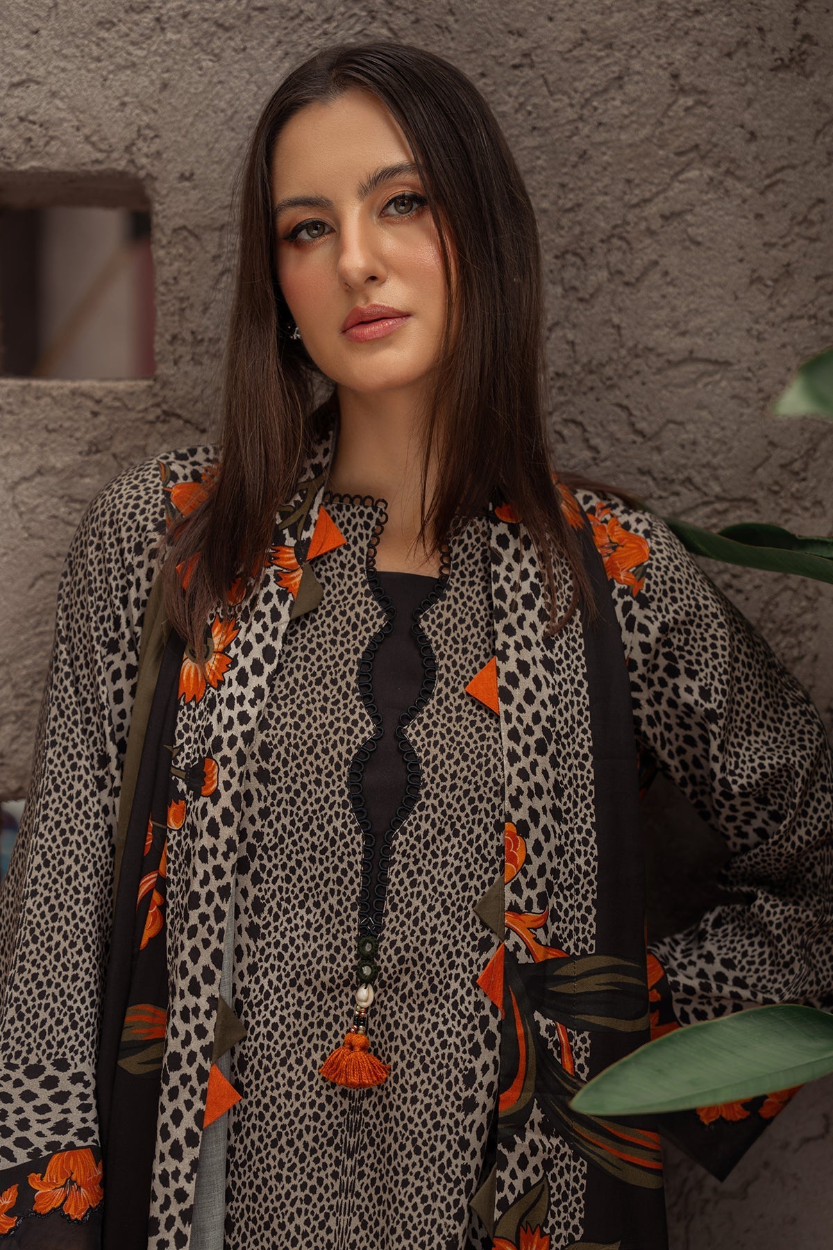 Charizma | C Prints Winter 25 |  3-PC Unstitched Printed Linen Collection CPW5-08 by Charizma - Designer Dress  - Type : Ladies Clothes - Available at Libayah - 100% Original 