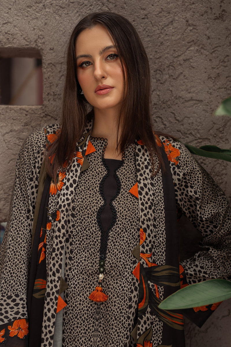 Charizma | C Prints Winter 25 |  3-PC Unstitched Printed Linen Collection CPW5-08 by Charizma - Designer Dress  - Type : Ladies Clothes - Available at Libayah - 100% Original 