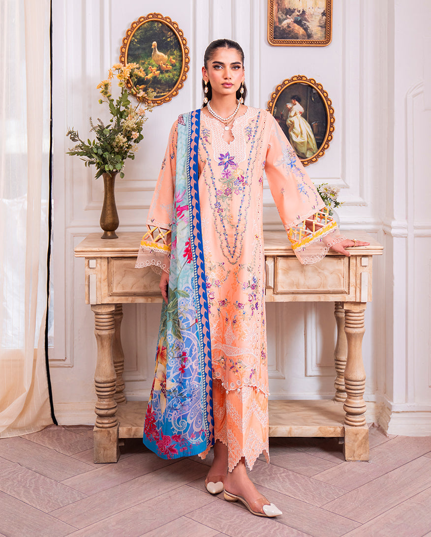 Roheenaz | Aezel Embroidered Cambric | Amal by Roheenaz - Designer Dress  - Type : Ladies Clothes - Available at Libayah - 100% Original 