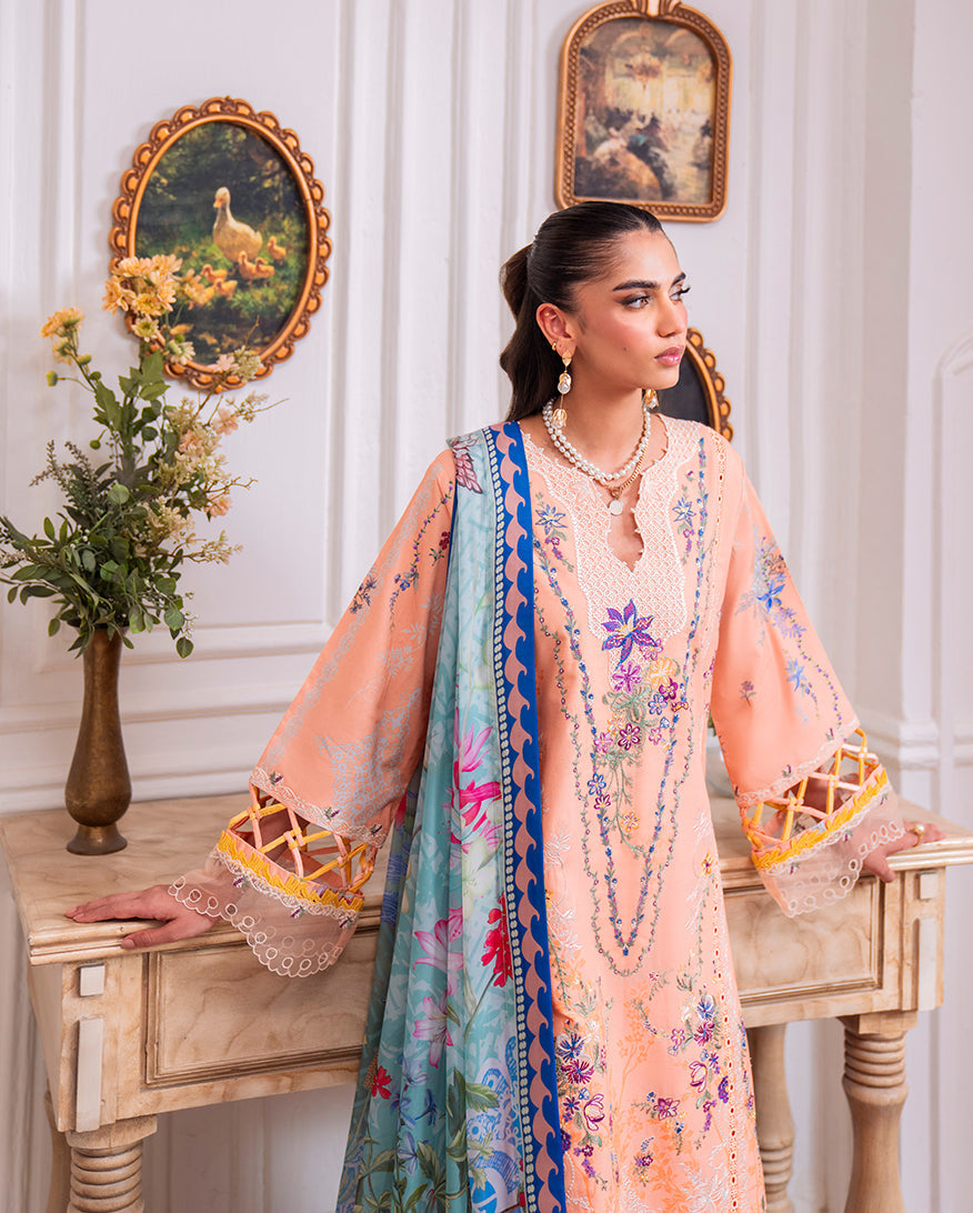 Roheenaz | Aezel Embroidered Cambric | Amal by Roheenaz - Designer Dress  - Type : Ladies Clothes - Available at Libayah - 100% Original 