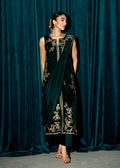 Umsha | Velvet Code | Enchanted Emerald by Umsha - Designer Dress  - Type : Ladies Clothes - Available at Libayah - 100% Original 