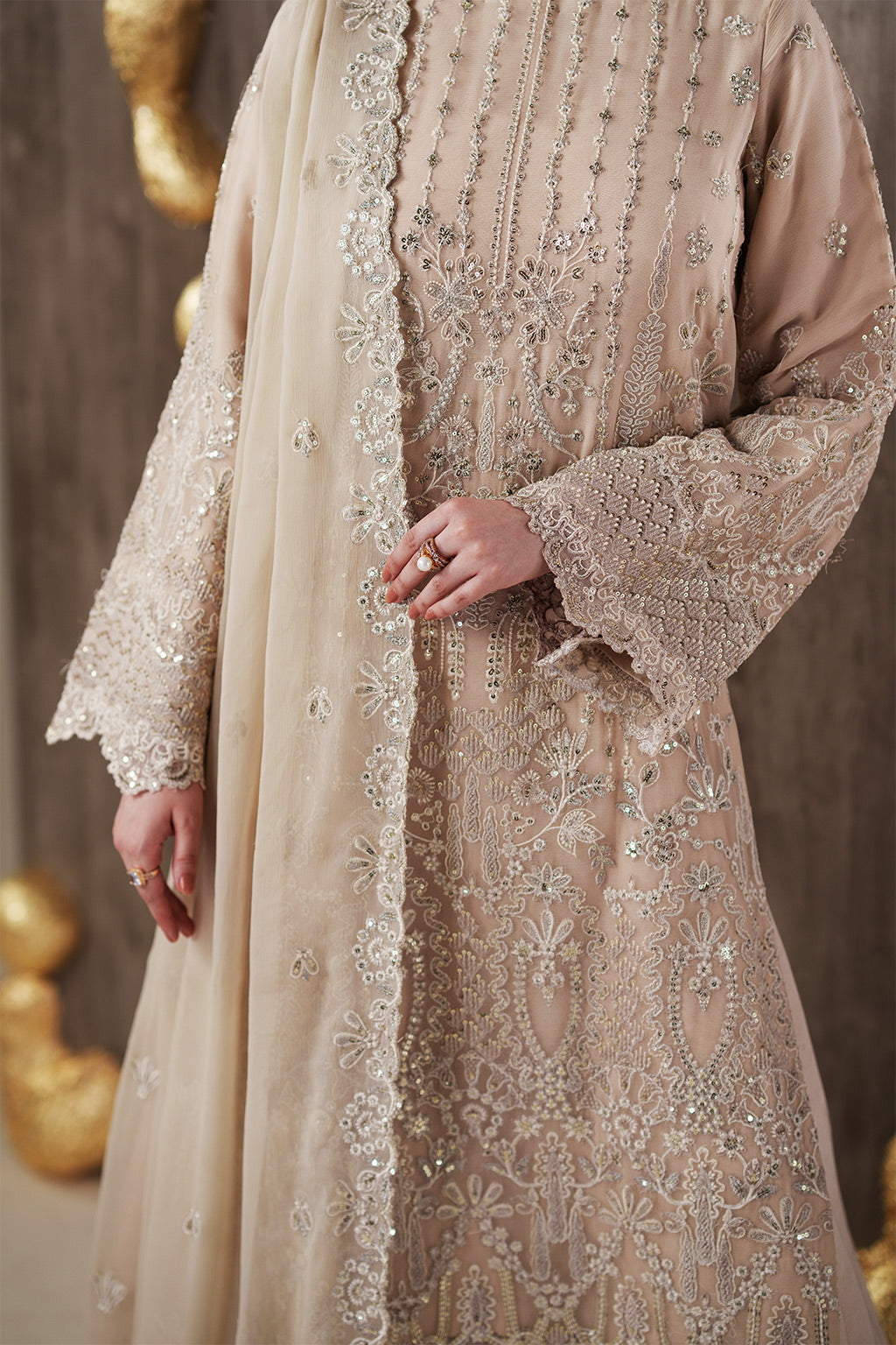 Emaan Adeel | Nouvelle Luxury Chiffon | CAMALLIE by Emaan Adeel - Designer Dress  - Type : Ladies Clothes - Available at Libayah - 100% Original 