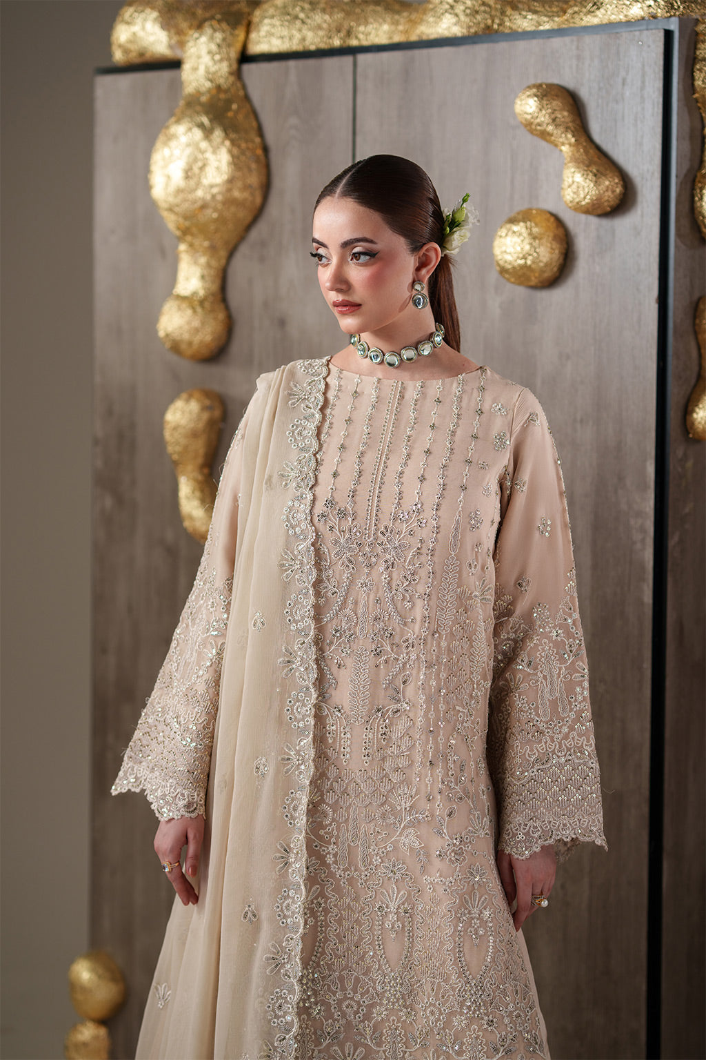 Emaan Adeel | Nouvelle Luxury Chiffon | CAMALLIE by Emaan Adeel - Designer Dress  - Type : Ladies Clothes - Available at Libayah - 100% Original 