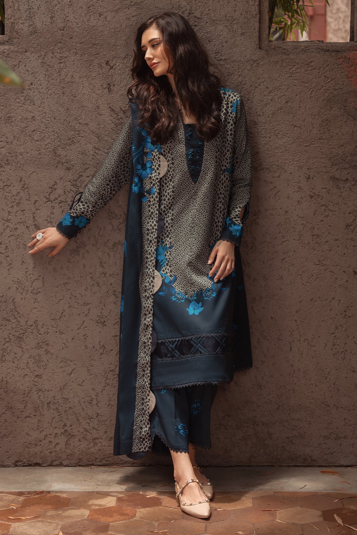 Charizma | C Prints Winter 25 |  3-PC Unstitched Printed Linen Collection CPW5-02 by Charizma - Designer Dress  - Type : Ladies Clothes - Available at Libayah - 100% Original 
