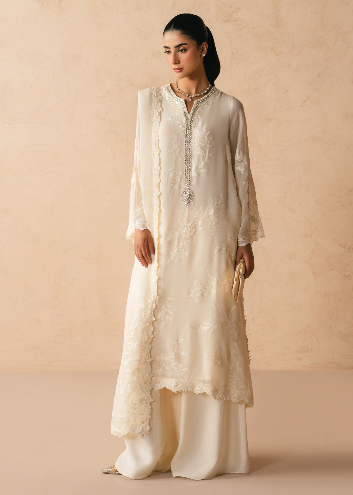 Mahgul | Alea Luxury Pret | Dove by Mahgul - Designer Dress  - Type : Ladies Clothes - Available at Libayah - 100% Original 