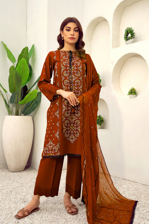 Kross Kulture | Parishay Luxury Collection | Regal UN-00705 by Kross Kulture - Designer Dress - Type: Ladies Clothes - Available at Libayah - 100% Original