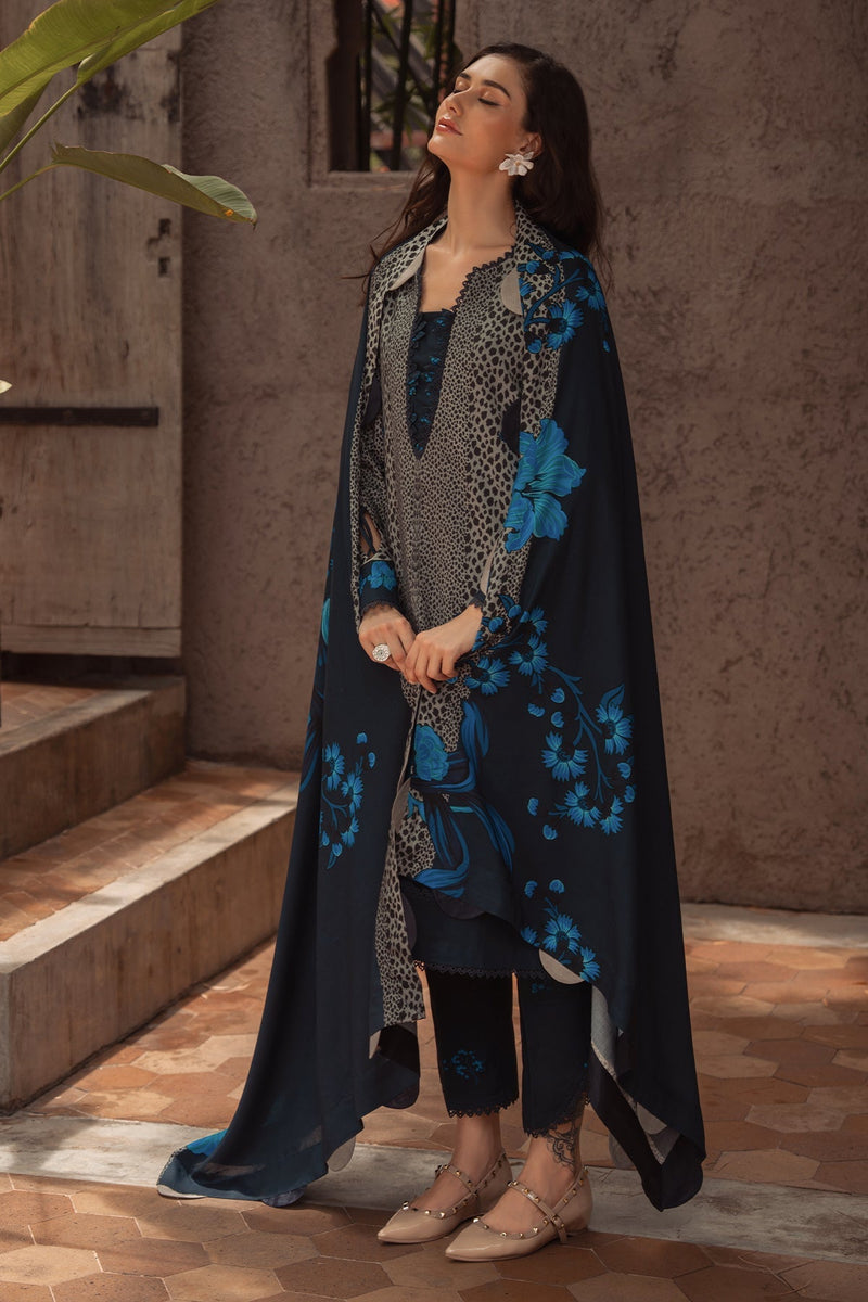 Charizma | C Prints Winter 25 |  3-PC Unstitched Printed Linen Collection CPW5-02 by Charizma - Designer Dress  - Type : Ladies Clothes - Available at Libayah - 100% Original 