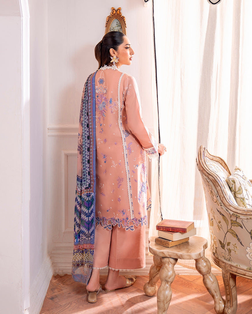 Roheenaz | Aezel Embroidered Cambric | Wareesha by Roheenaz - Designer Dress  - Type : Ladies Clothes - Available at Libayah - 100% Original 