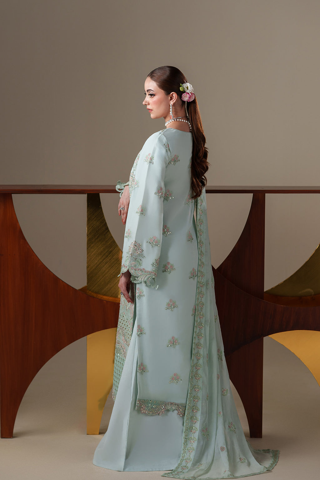 Emaan Adeel | Nouvelle Luxury Chiffon | ORLA by Emaan Adeel - Designer Dress  - Type : Ladies Clothes - Available at Libayah - 100% Original 