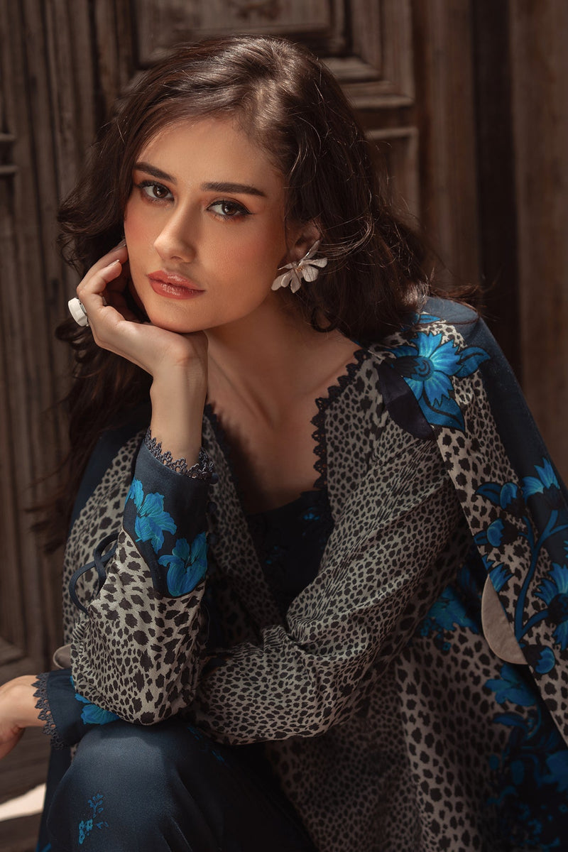 Charizma | C Prints Winter 25 |  3-PC Unstitched Printed Linen Collection CPW5-02 by Charizma - Designer Dress  - Type : Ladies Clothes - Available at Libayah - 100% Original 
