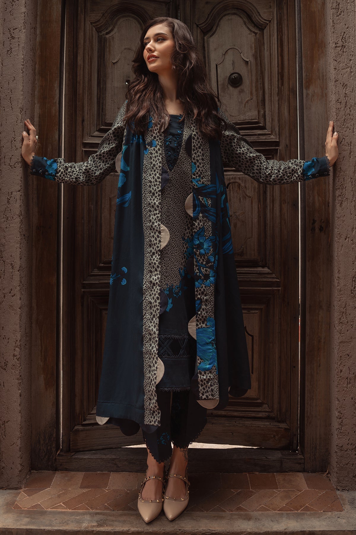 Charizma | C Prints Winter 25 |  3-PC Unstitched Printed Linen Collection CPW5-02 by Charizma - Designer Dress  - Type : Ladies Clothes - Available at Libayah - 100% Original 