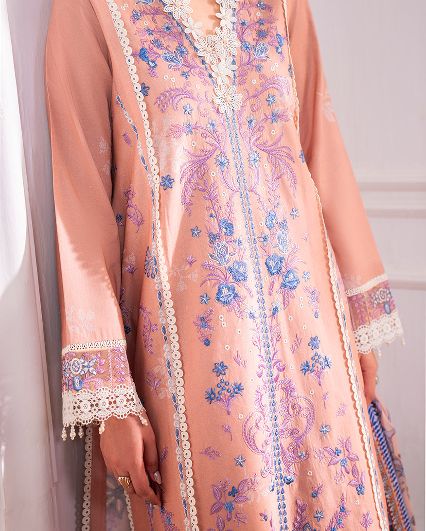 Roheenaz | Aezel Embroidered Cambric | Wareesha by Roheenaz - Designer Dress  - Type : Ladies Clothes - Available at Libayah - 100% Original 