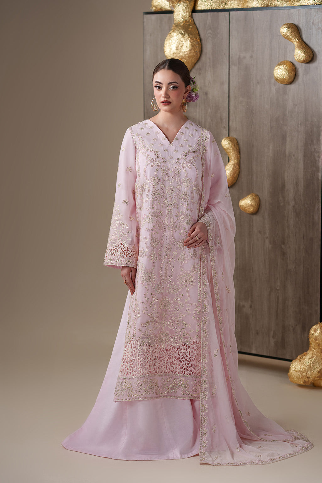 Emaan Adeel | Nouvelle Luxury Chiffon | LUNE by Emaan Adeel - Designer Dress  - Type : Ladies Clothes - Available at Libayah - 100% Original 