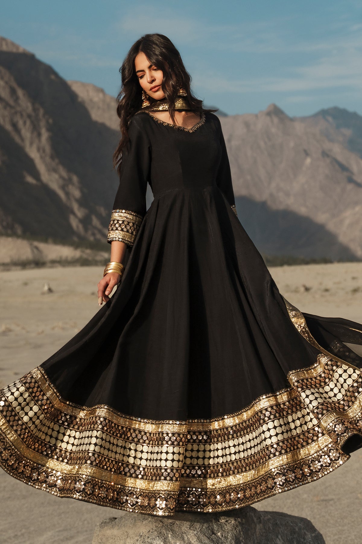 Charizma | Festive Pret | 3 Pcs Stitched Raw Silk Pishwas CMA-6-467 by Charizma - Designer Dress  - Type : Ladies Clothes - Available at Libayah - 100% Original 
