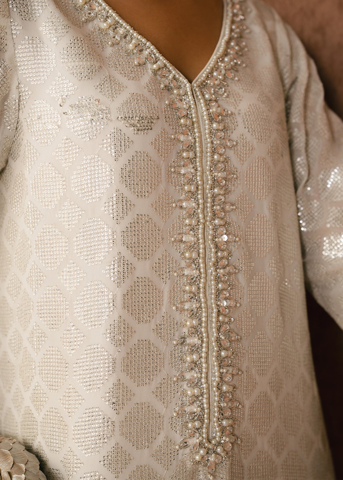 Mahgul | Alea Luxury Pret | Pearl Mirage by Mahgul - Designer Dress  - Type : Ladies Clothes - Available at Libayah - 100% Original 