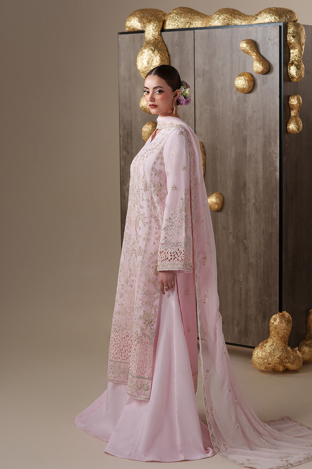 Emaan Adeel | Nouvelle Luxury Chiffon | LUNE by Emaan Adeel - Designer Dress  - Type : Ladies Clothes - Available at Libayah - 100% Original 
