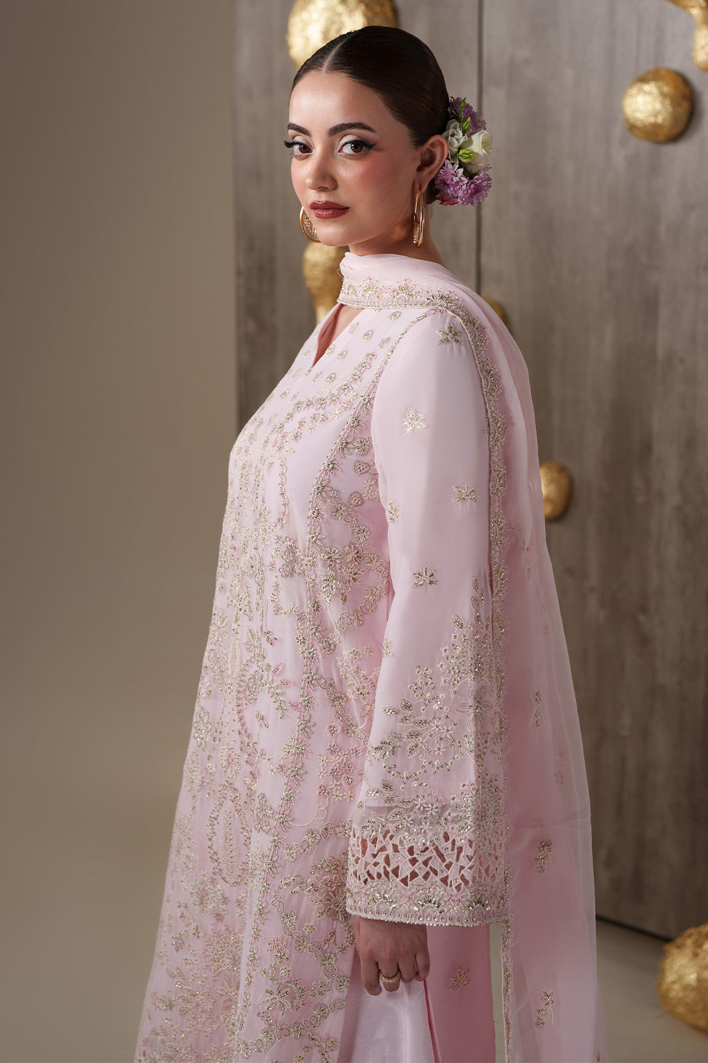 Emaan Adeel | Nouvelle Luxury Chiffon | LUNE by Emaan Adeel - Designer Dress  - Type : Ladies Clothes - Available at Libayah - 100% Original 