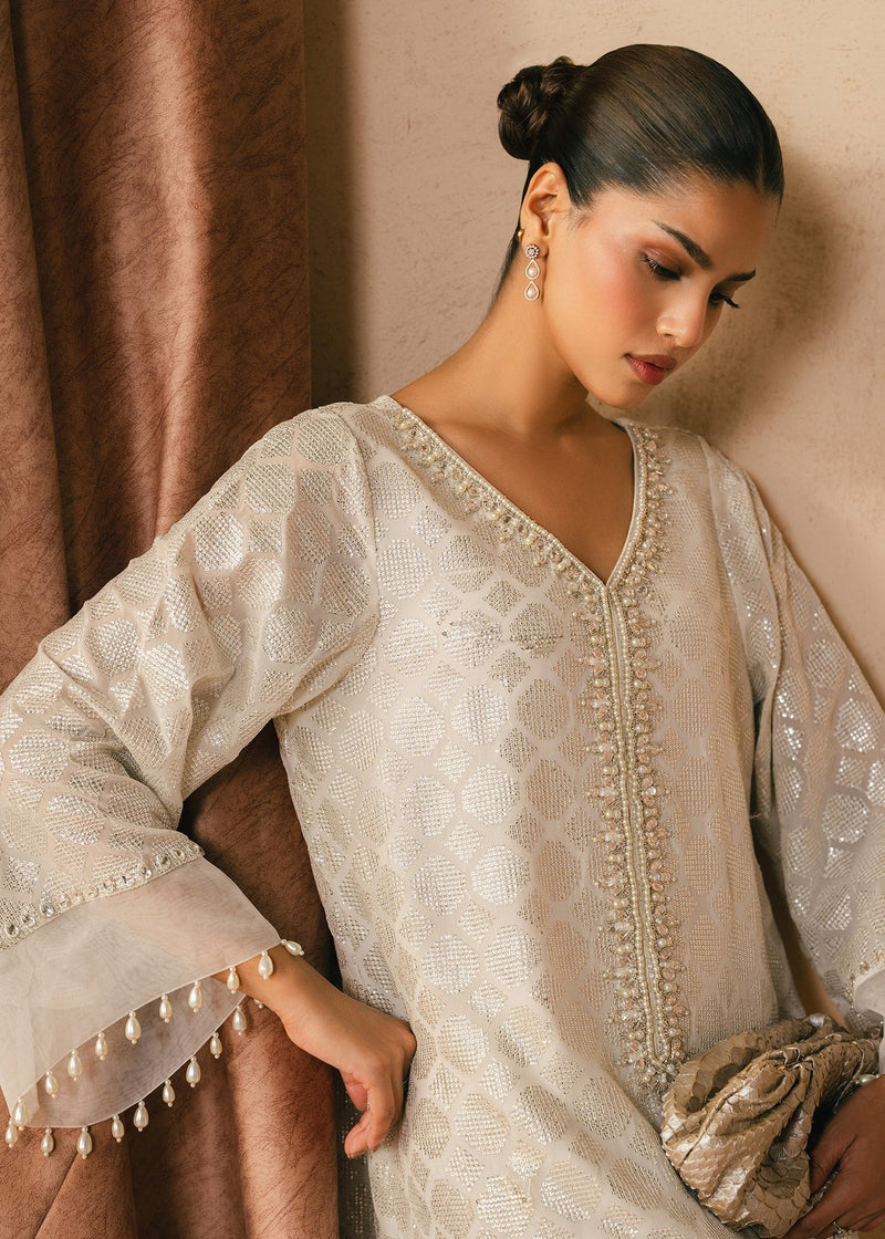 Mahgul | Alea Luxury Pret | Pearl Mirage by Mahgul - Designer Dress  - Type : Ladies Clothes - Available at Libayah - 100% Original 