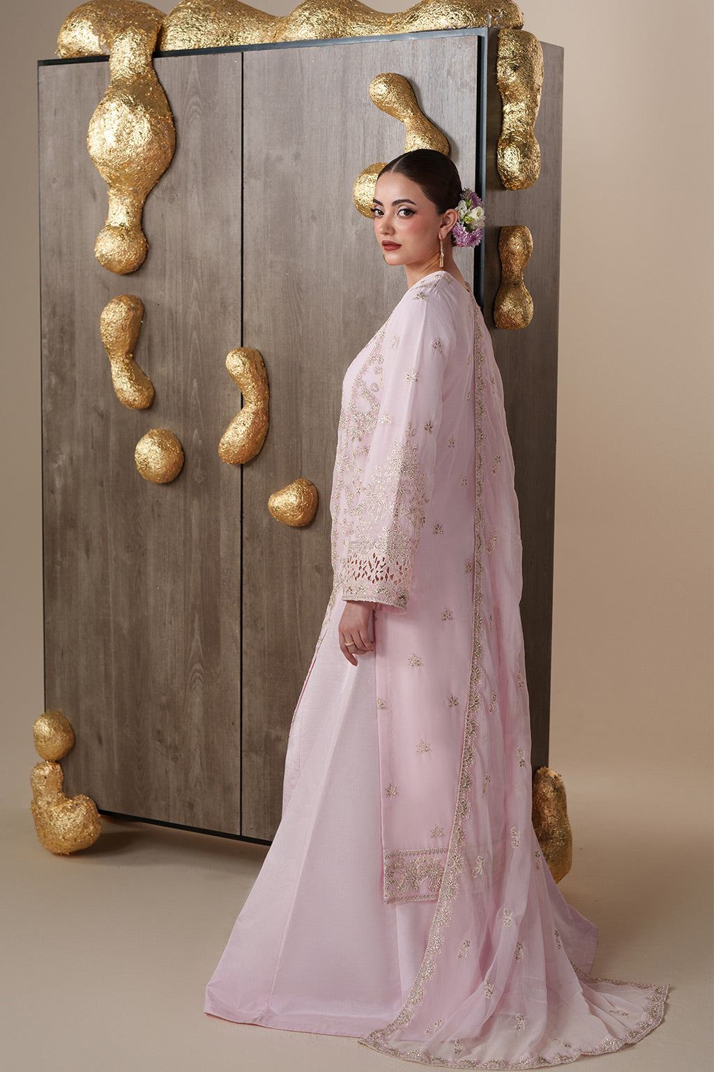 Emaan Adeel | Nouvelle Luxury Chiffon | LUNE by Emaan Adeel - Designer Dress  - Type : Ladies Clothes - Available at Libayah - 100% Original 