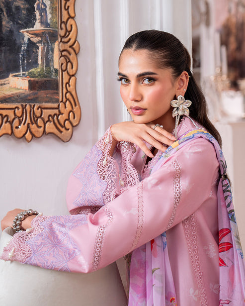 Roheenaz | Aezel Embroidered Cambric | Evale by Roheenaz - Designer Dress  - Type : Ladies Clothes - Available at Libayah - 100% Original 