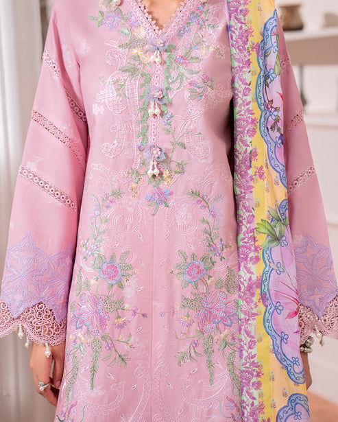 Roheenaz | Aezel Embroidered Cambric | Evale by Roheenaz - Designer Dress  - Type : Ladies Clothes - Available at Libayah - 100% Original 