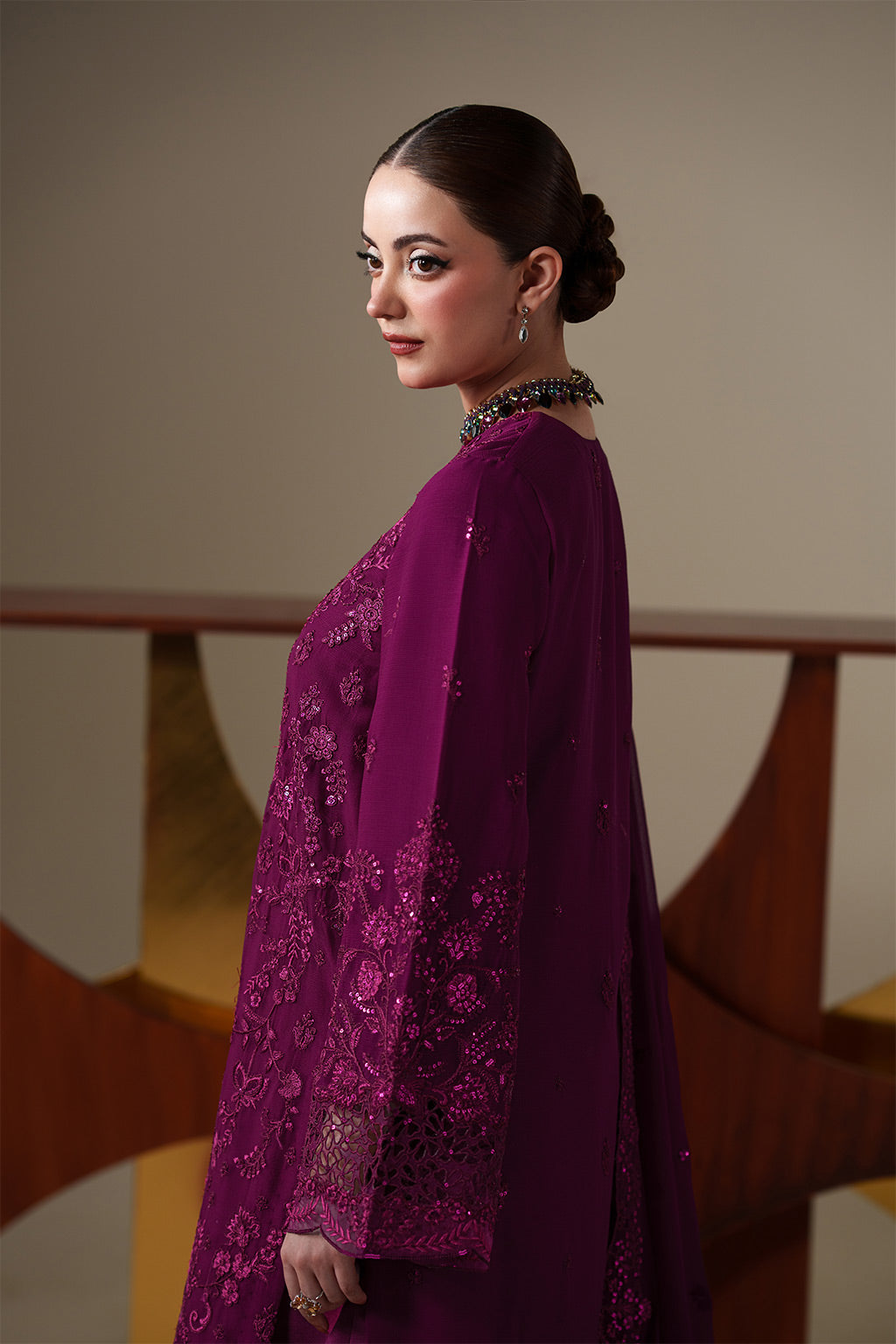 Emaan Adeel | Nouvelle Luxury Chiffon | THEA by Emaan Adeel - Designer Dress  - Type : Ladies Clothes - Available at Libayah - 100% Original 