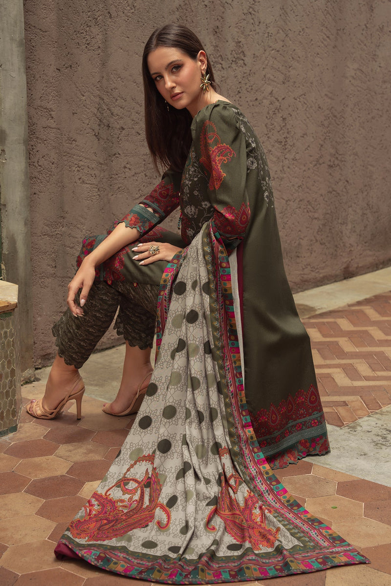 Charizma | C Prints Winter 25 |  3-PC Unstitched Printed Linen Collection CPW5-05 by Charizma - Designer Dress  - Type : Ladies Clothes - Available at Libayah - 100% Original 