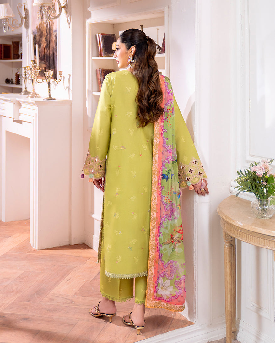 Roheenaz | Aezel Embroidered Cambric | Arven by Roheenaz - Designer Dress  - Type : Ladies Clothes - Available at Libayah - 100% Original 