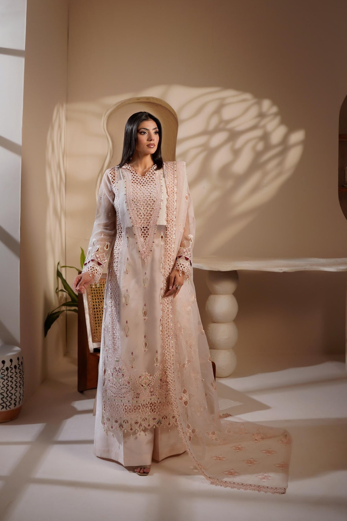 Maryams | Noir Luxe | SAMIRA-NOR-1404 by Maryams - Designer Dress - Type : Ladies Clothes - Available at Libayah - 100% Original 