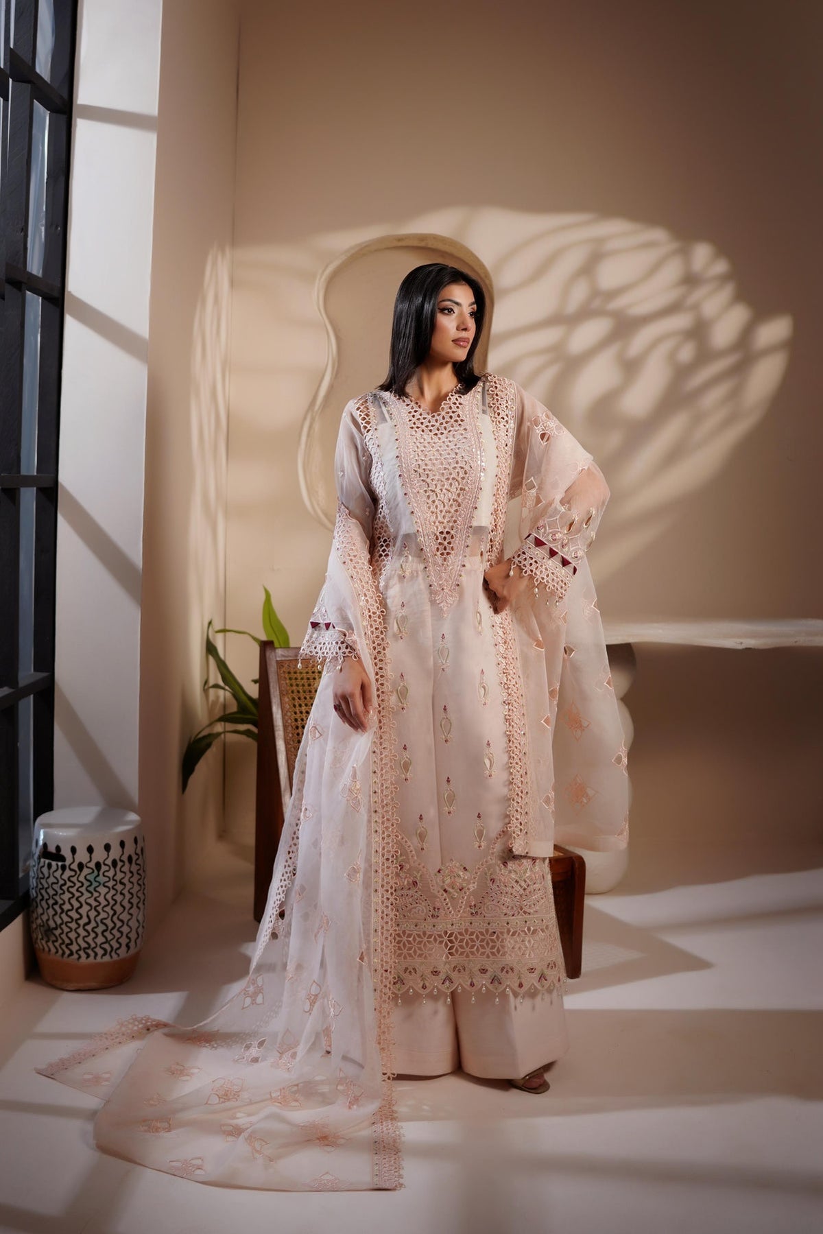 Maryams | Noir Luxe | SAMIRA-NOR-1404 by Maryams - Designer Dress - Type : Ladies Clothes - Available at Libayah - 100% Original 