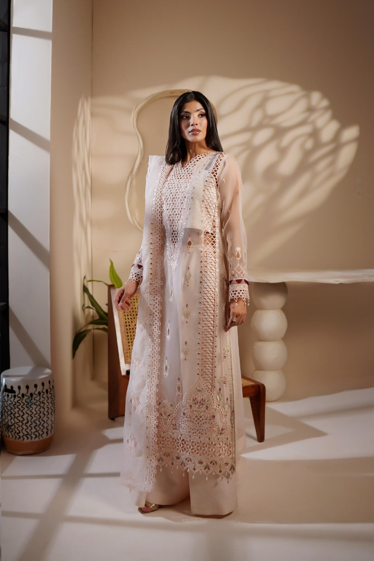 Maryams | Noir Luxe | SAMIRA-NOR-1404 by Maryams - Designer Dress - Type : Ladies Clothes - Available at Libayah - 100% Original 