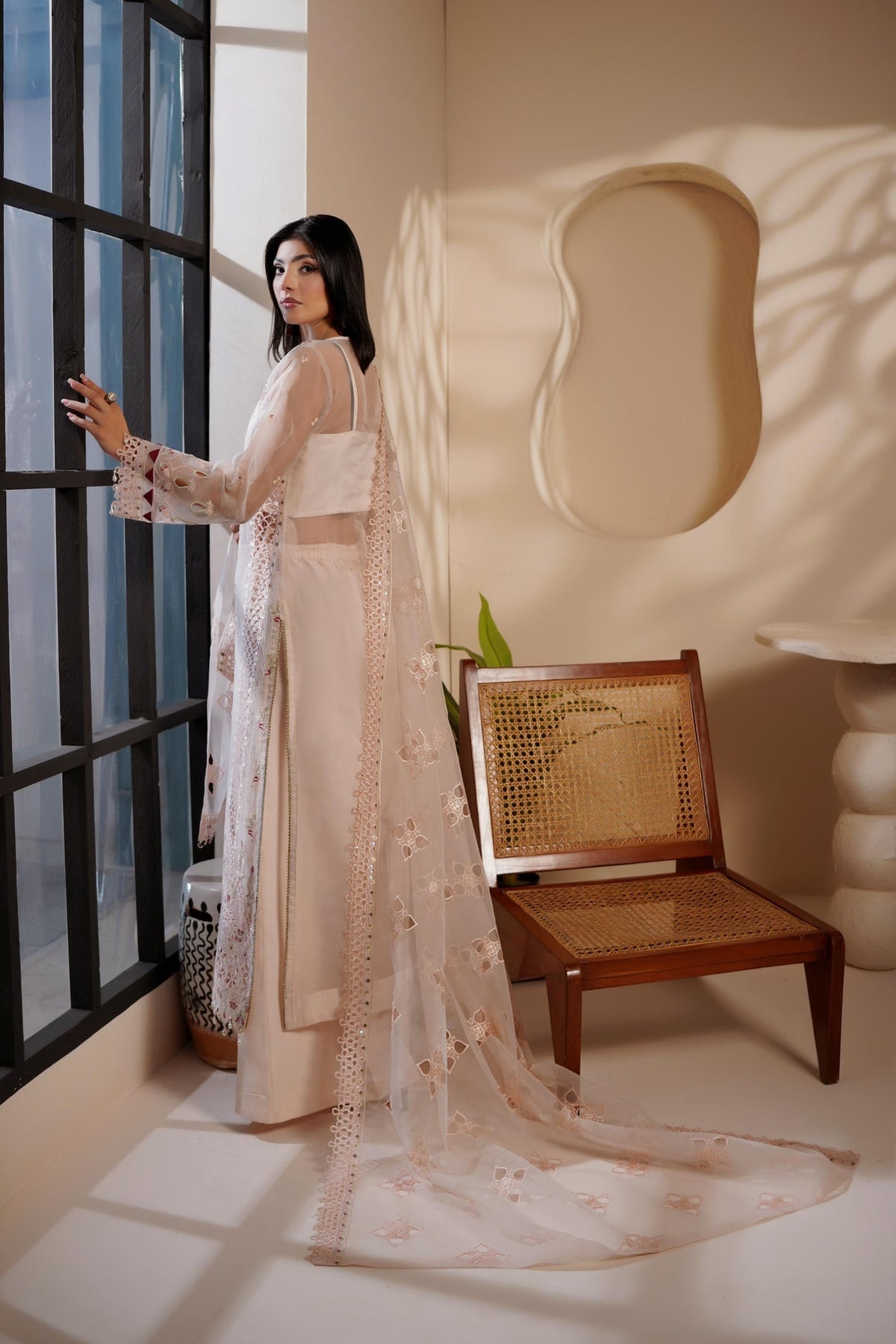 Maryams | Noir Luxe | SAMIRA-NOR-1404 by Maryams - Designer Dress - Type : Ladies Clothes - Available at Libayah - 100% Original 
