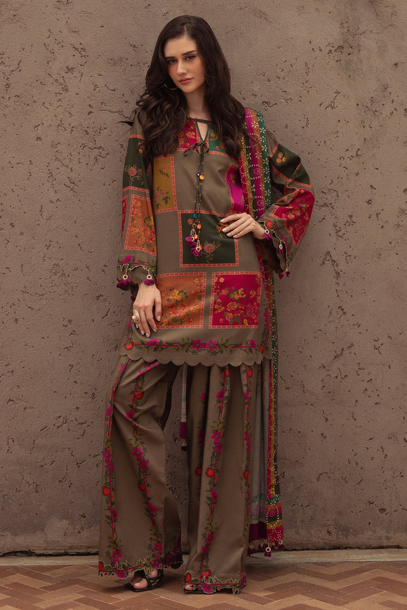 Charizma | C Prints Winter 25 |  3-PC Unstitched Printed Linen Collection CPW5-03 by Charizma - Designer Dress  - Type : Ladies Clothes - Available at Libayah - 100% Original 