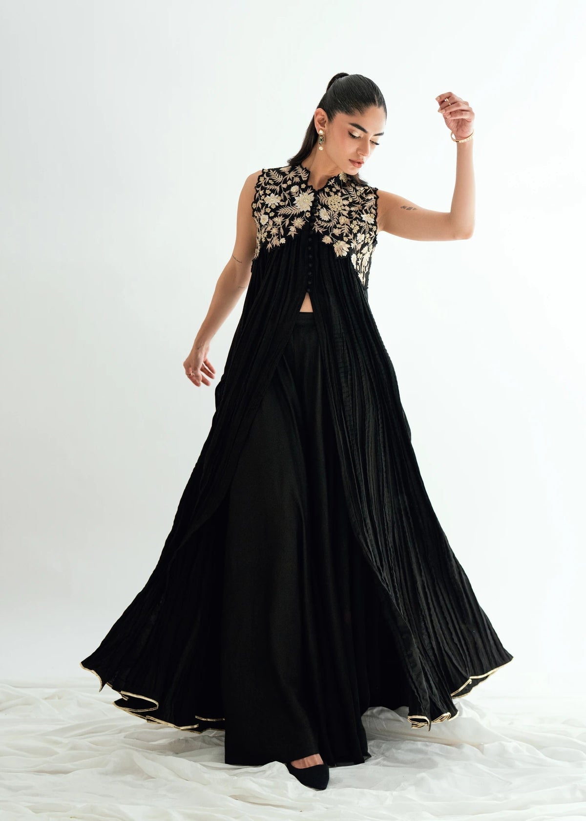 Umsha | Jardin De Luxe |  Onxy Willow by Umsha - Designer Dress  - Type : Ladies Clothes - Available at Libayah - 100% Original 