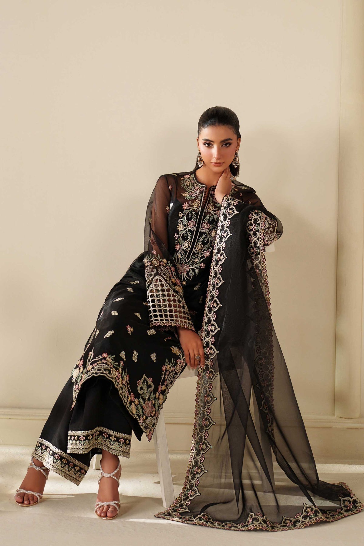 Akbar Aslam | Formal Pret | Noir by Akbar Aslam - Designer Dress  - Type : Ladies Clothes - Available at Libayah - 100% Original 