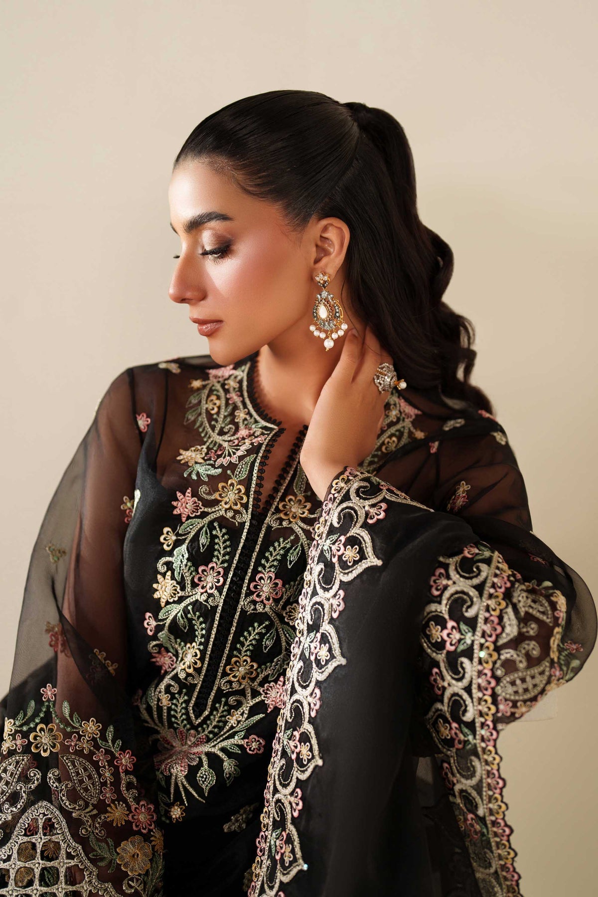 Akbar Aslam | Formal Pret | Noir by Akbar Aslam - Designer Dress  - Type : Ladies Clothes - Available at Libayah - 100% Original 