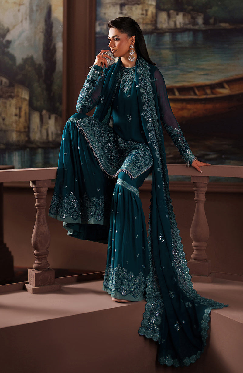 Zarif | Premium Chiffon | ZRF-PRC-03 KATE by Zarif - Designer Dress  - Type : Ladies Clothes - Available at Libayah - 100% Original 