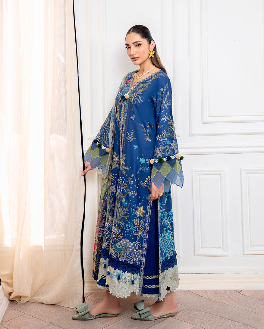 Roheenaz | Aezel Embroidered Cambric | Insha by Roheenaz - Designer Dress  - Type : Ladies Clothes - Available at Libayah - 100% Original 