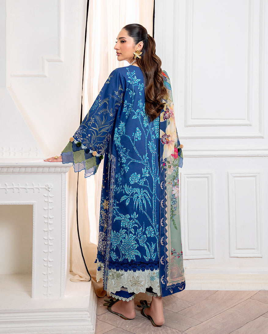 Roheenaz | Aezel Embroidered Cambric | Insha by Roheenaz - Designer Dress  - Type : Ladies Clothes - Available at Libayah - 100% Original 