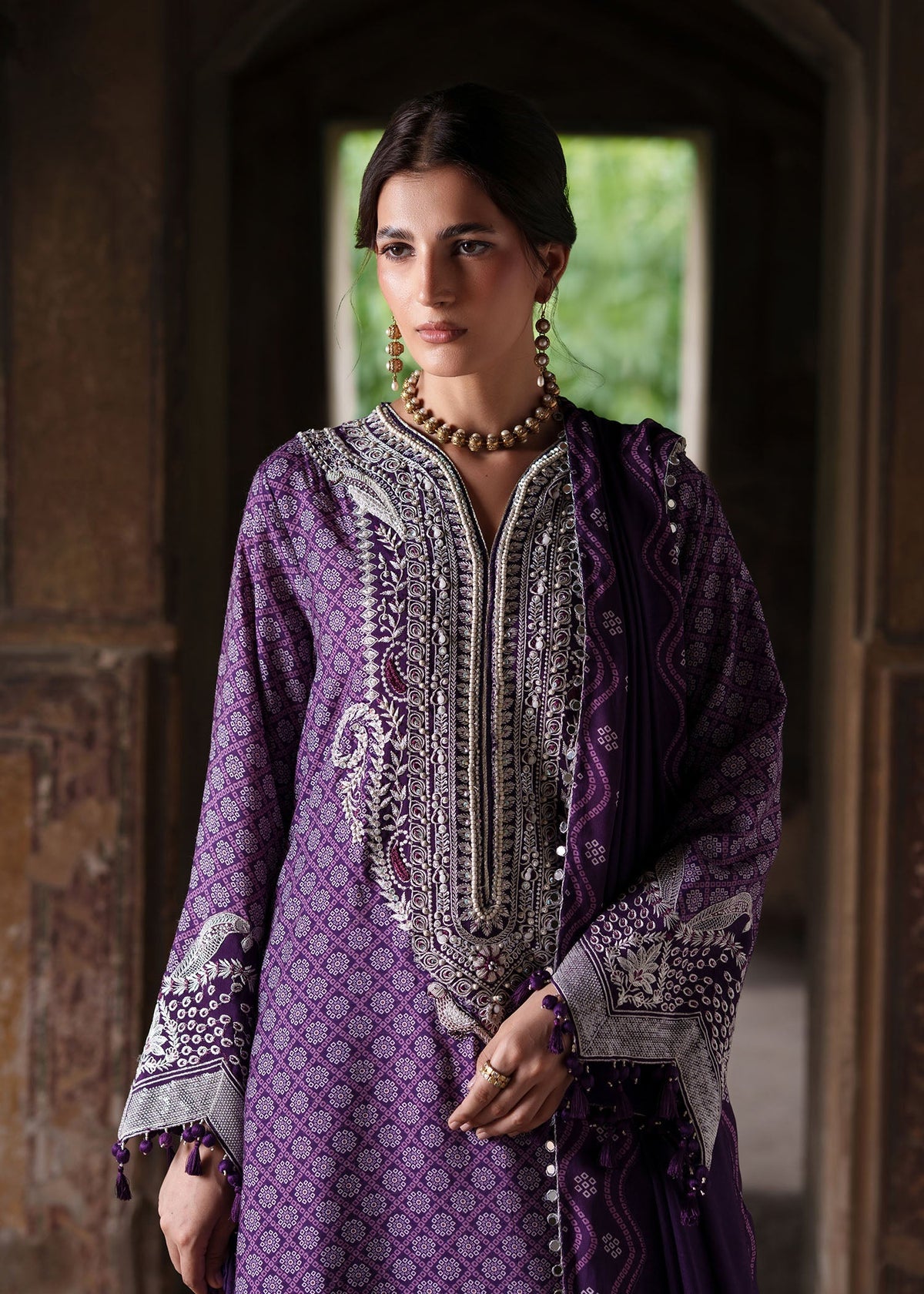 Sadaf Fawad Khan | Zeenat Formals 26 | Nazm by Sadaf Fawad Khan - Designer Dress  - Type : Ladies Clothes - Available at Libayah - 100% Original 