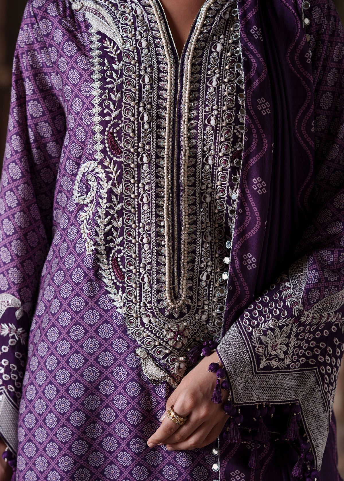 Sadaf Fawad Khan | Zeenat Formals 26 | Nazm by Sadaf Fawad Khan - Designer Dress  - Type : Ladies Clothes - Available at Libayah - 100% Original 