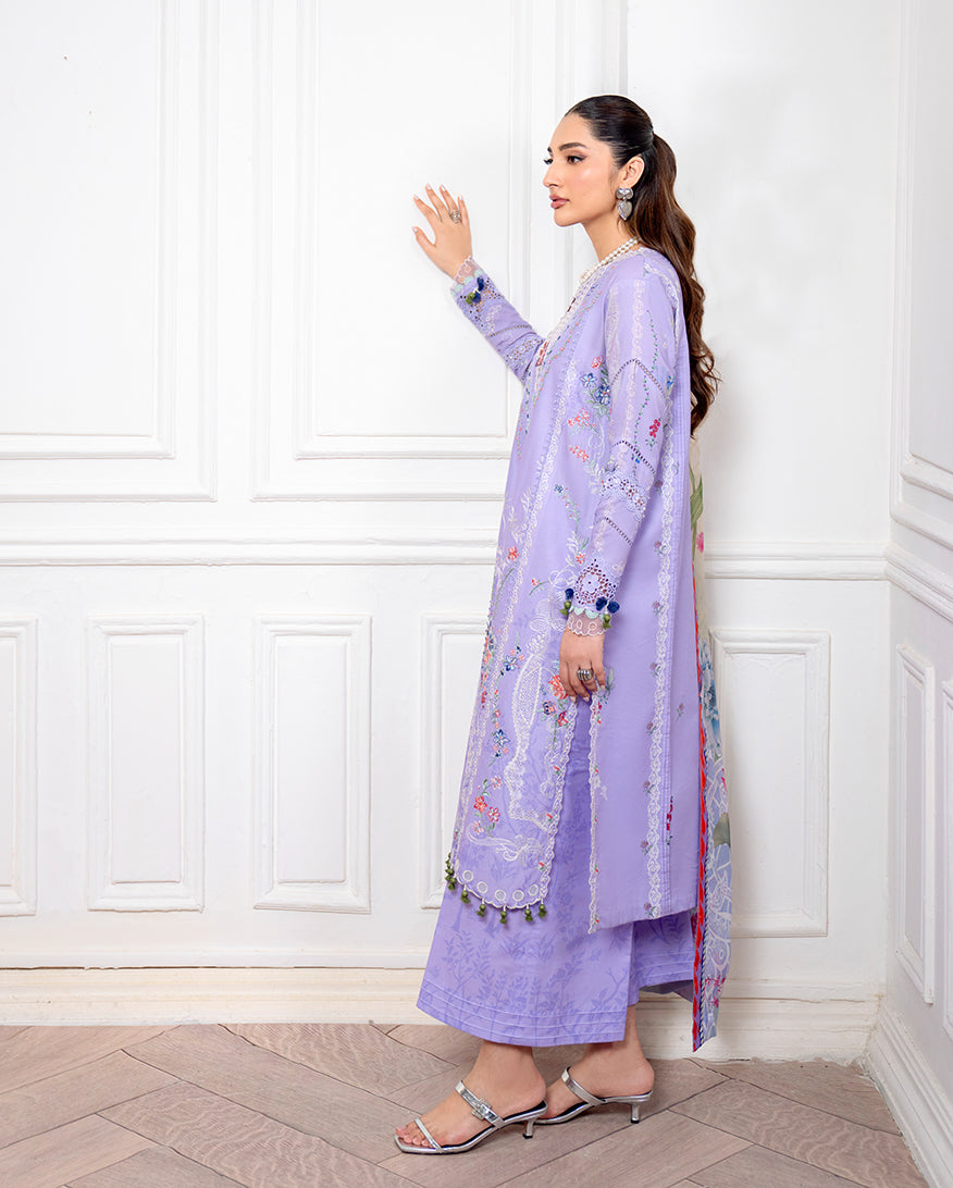 Roheenaz | Aezel Embroidered Cambric | Nivra by Roheenaz - Designer Dress  - Type : Ladies Clothes - Available at Libayah - 100% Original 
