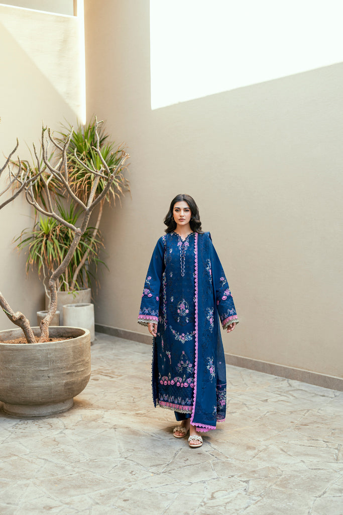 Florent | Luxury Lawn Eid Edits | FL-4A by Florent - Designer Dress - Type: Ladies Clothes - Available at Libayah - 100% Original