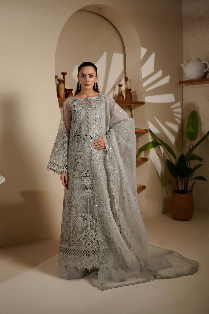 Maryams | Noir Luxe | SHELINA-NOR-1402 by Maryams - Designer Dress - Type : Ladies Clothes - Available at Libayah - 100% Original 